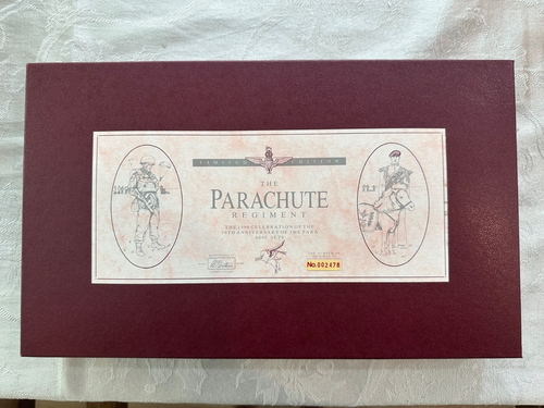Coffret Collection Britains - Parachutiste - Échelle 1/32 (60mm) - Plomb Peint