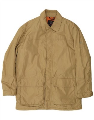 Paul & Shark Mens Utility Jacket UK 42 XL Beige Polyester BE05