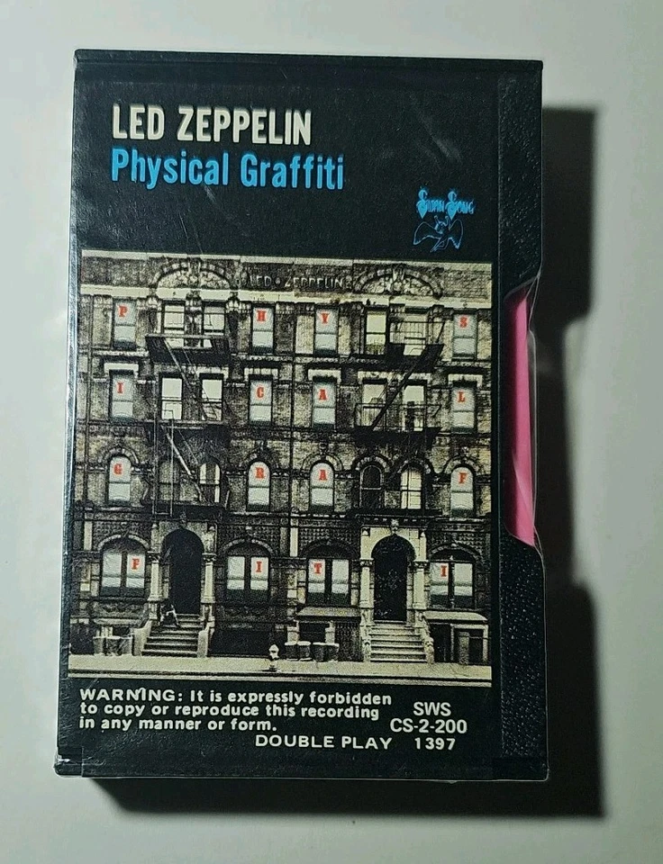 Led Zeppelin Physical Graffiti Pink Cassette - Image 3 of 4