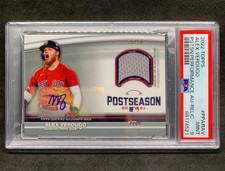 Maglia Topps ALEX VERDUGO 2022 Postseason Performance Auto SP/50 come nuova PSA 9