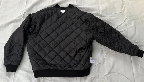 OBEY Shepard Fairey AUTHENTIC 2024 PREMIUM LEAGUE ICON VARSITY BOMBER JACKET NWT image 11