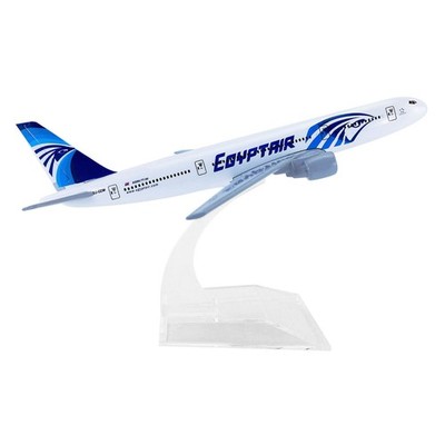 1:400 16cm B777 Ägypten Luftflugzeug Modell Alu Flugzeug Diecast Flugzeug Ornamente