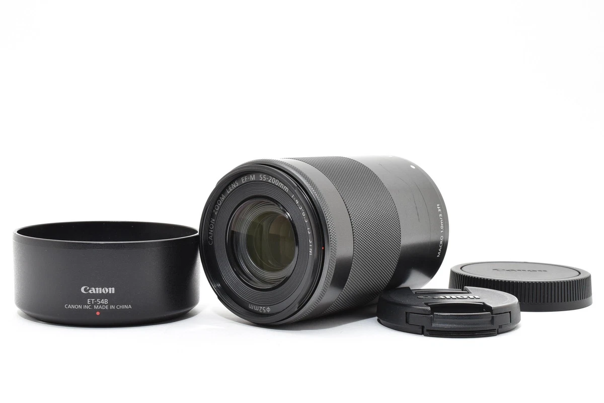 Preços baixos em Lentes de câmera Canon EF-M 55-200mm Focal | eBay
