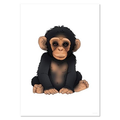 Wandposter/Drucke ''Charmantes Baby Affe'' (PP053210)