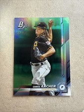 2019 Bowman Platinum - #’d/99 *Green Foil* - Chris Archer #66