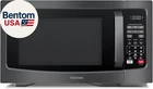 EM131A5C-BS Countertop Microwave Ovens 1.2 Cu Ft, 12.4" Removable Turntable Smar