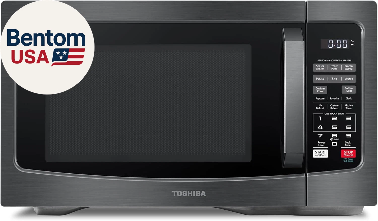 EM131A5C-BS Countertop Microwave Ovens 1.2 Cu Ft, 12.4" Removable Turntable Smar
Opens in a new wind