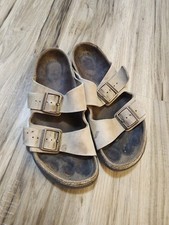 Birkentstock Arizona Saddle Brown Leahter Sandals Women's Size: 42 / 11 Shoe