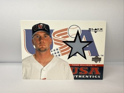 2000 Upper Deck Todd Williams Black Diamond Rookie Edition - USA Authentics #138