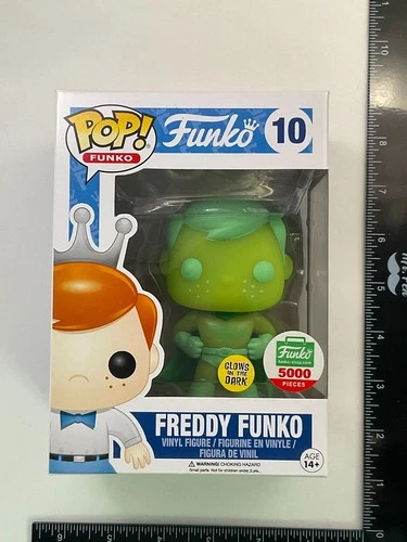 Funko Pop Freddy Funko Superhero #10 Glow in the Dark Funko Shop Exclusive i04