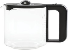 Bosch Siemens 11008060 Glasskanne Kaffee, komplett, Soft-Grip, schwarz, Griffver