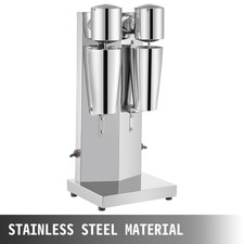 Double Head Milkshake Maker 180W Stainless Steel 800ml Cup 2 Speed