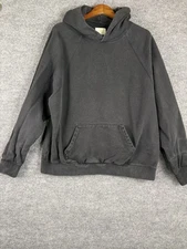 Fear of God Essentials FOG Large Logo Black Hoodie [SS23] [Authentic]
