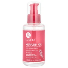 Keratin Oil, Weightless Smoothing Hair Repair Serum, 3.38 fl oz (100 ml)