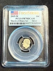 2015 W ROOSEVELT DIME SILVER PCGS PR70DCAM MARCH OF DIMES SET 168