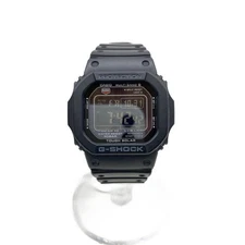 CASIO Solar Wristwatch G-SHOCK Digital Rubber BLK BLK Plastic