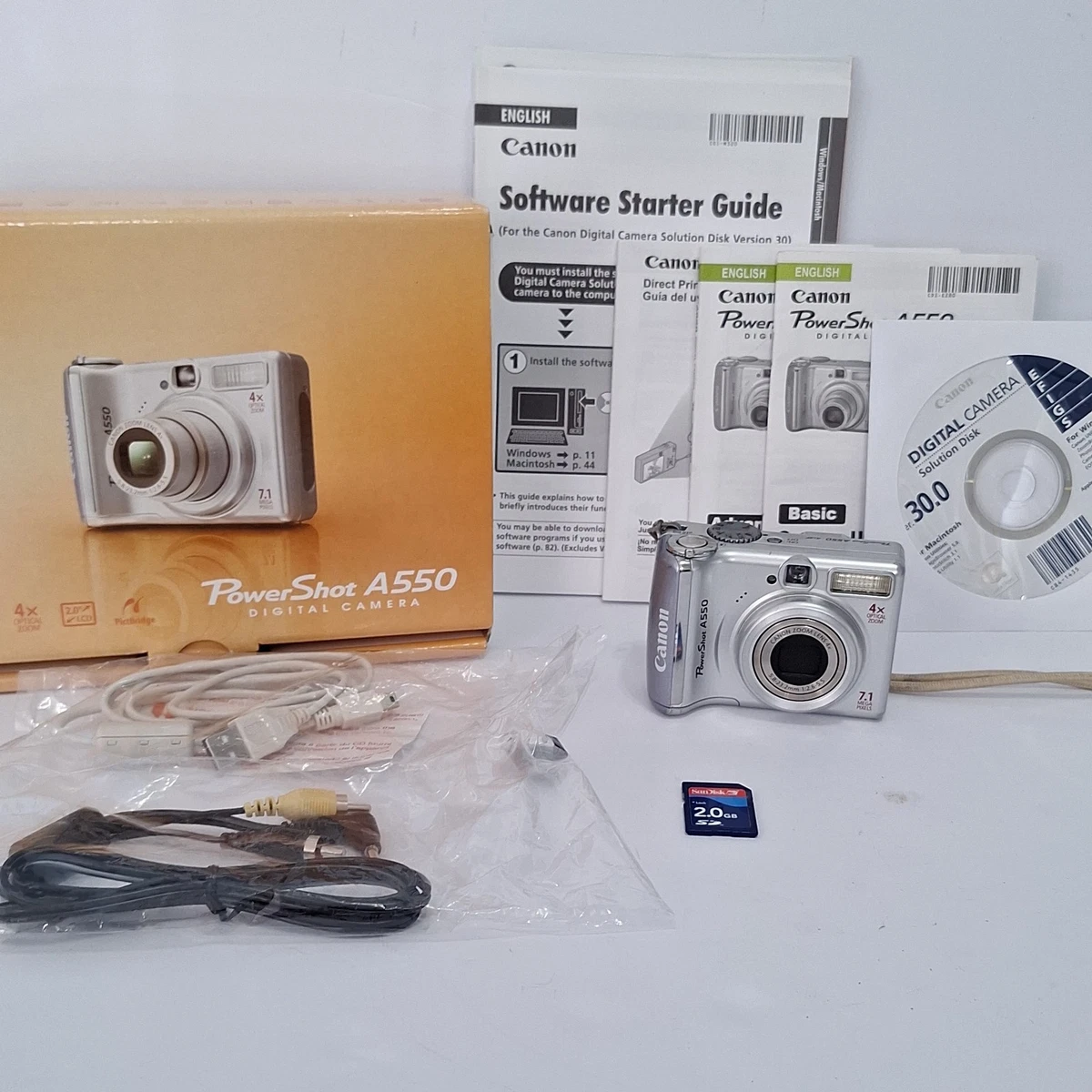 Canon PowerShot Canon Powershot A550 Digital Cameras for Sale