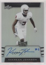 2019 Leaf Metal Draft Keesean Johnson #BA-KSJ Auto w8t