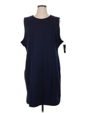 NWT Liverpool Los Angeles Women Blue Casual Dress 14