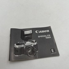 Canon Speedlite 188A Camera Manual Instruction Booklet Only