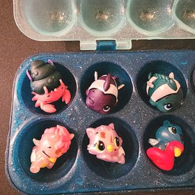 Hatchimal Lot 38 Colleggtibles Mini Figurines With Container