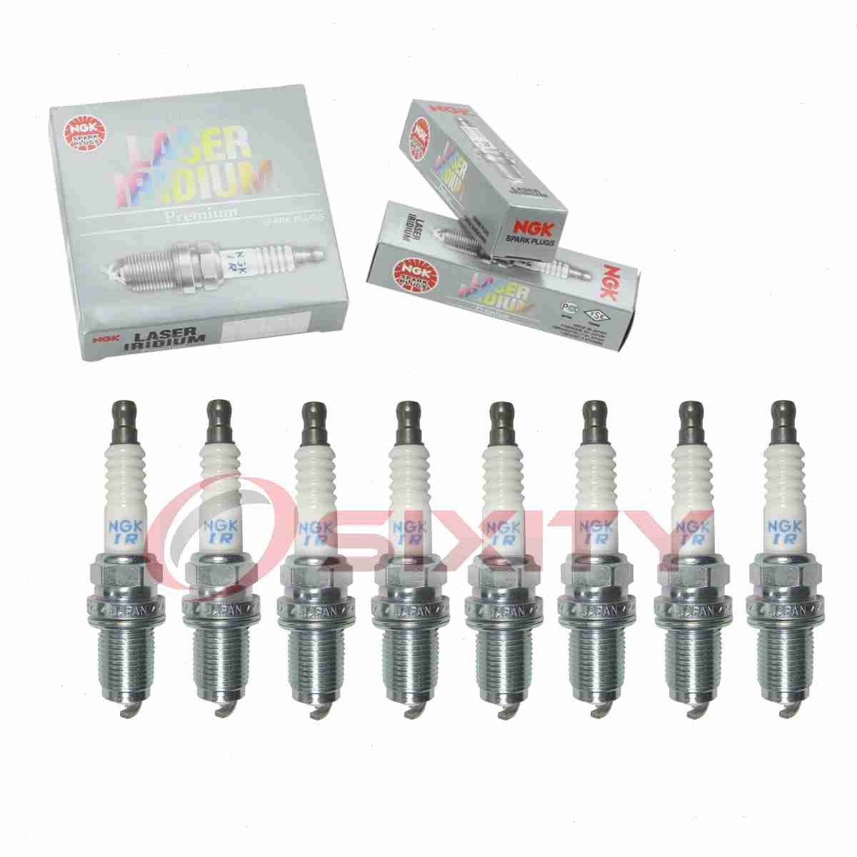 8 pc NGK 6748 IZFR6K-11E Laser Iridium Spark Plugs for 9807B-5617C Ignition xd