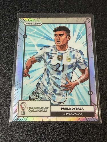 Paulo Dybala #8 2022 Panini Prizm World Cup Manga card