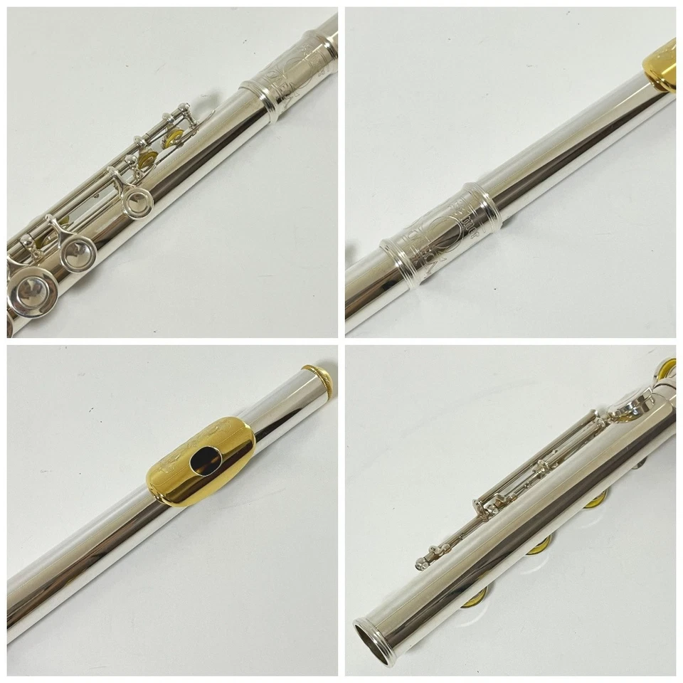 SELMER EE. UU. OMEGA Plata Esterlina Chapado en Oro Anillo Llaves Flauta Foto 3 de 4