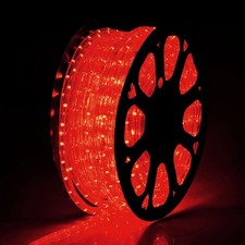 LED Strip Light SMD F3MM Flexible Tape 150FT indoor outdoor lighting rope Red