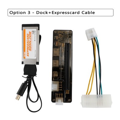 V8.5 EXP GDC PCIe PCI-E PCI Laptop External Independent Video Card Dock  TG