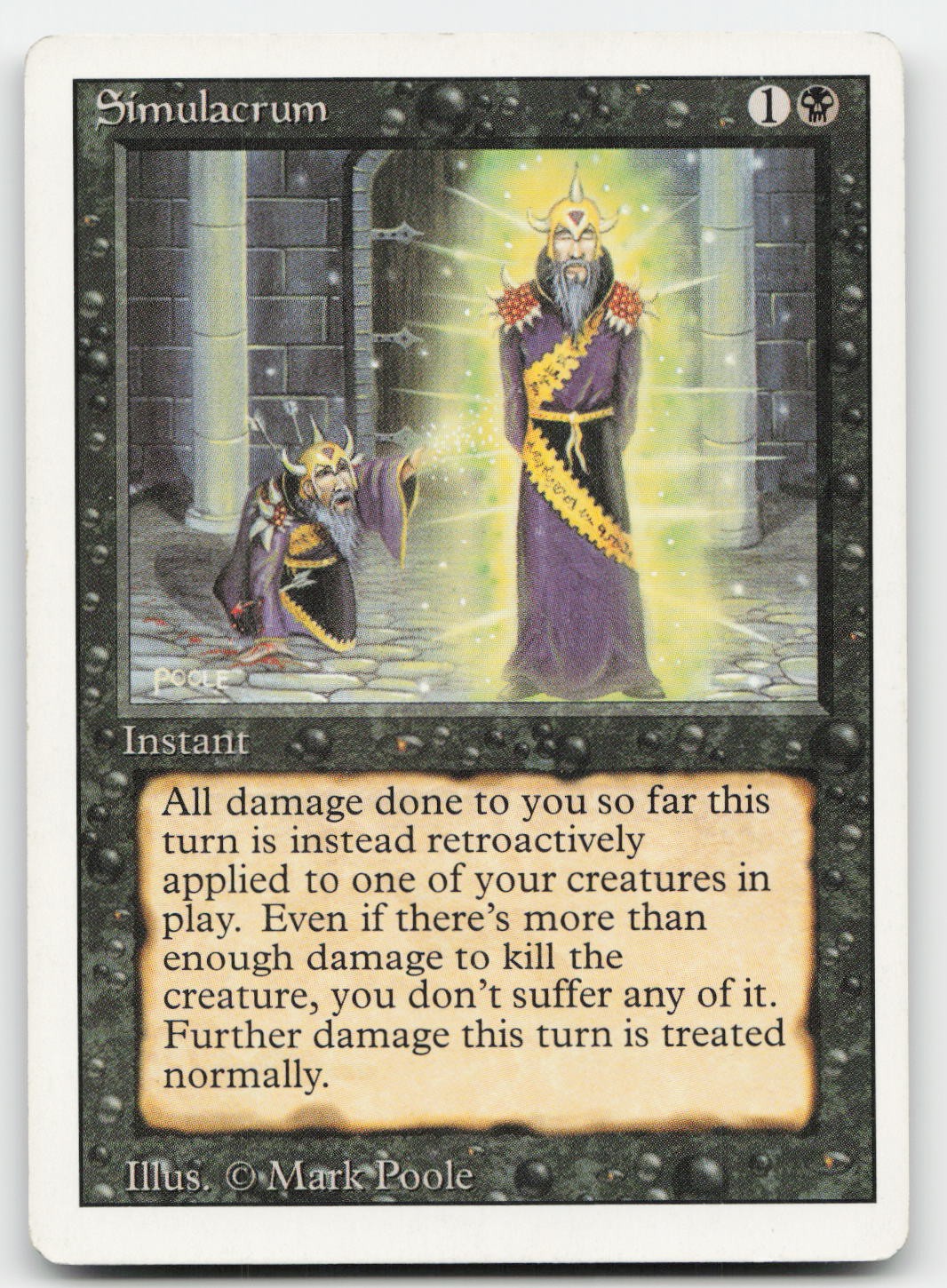 Simulacrum (HP) Revised Edition 3ED Magic MTG