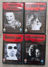 Universal Horror Classic Monster Collection DVD bundle X4. Wolf, Frankenstein