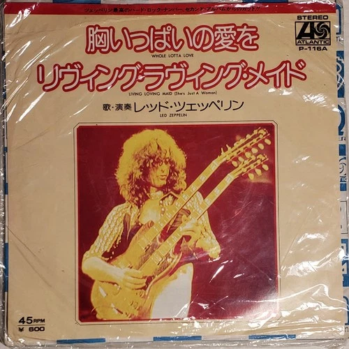 Led Zeppelin Whole Lotta Love Japan 7" Single Vinyl Pict. Sleeve Shrink LIKE NEW