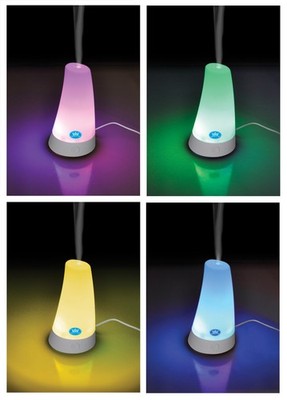 Ultraschall Aroma Diffusor Luftbefeuchter kompakt und Farbwechsel 