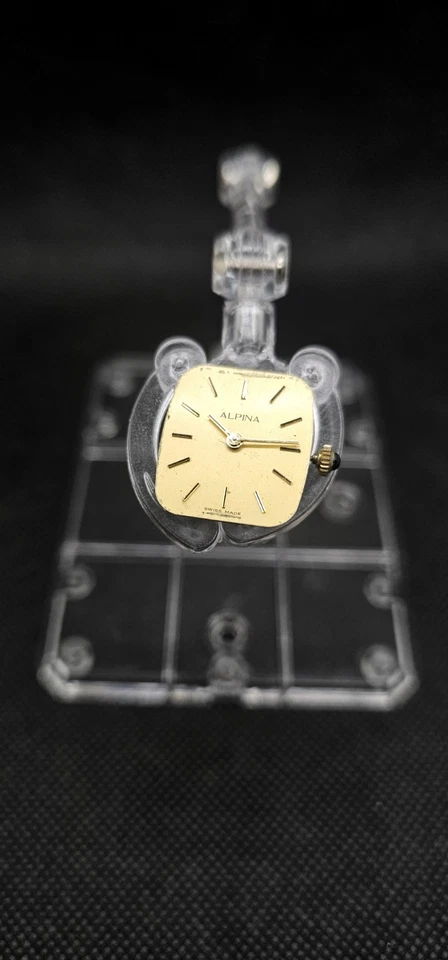 Reloj suizo Alpina vintage movimiento 17 joyas no funciona años 70 Foto 2 de 4