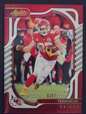 2022 Panini Absolute #37 Travis Kelce Spectrum Red #/100