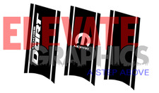 2013-2016 Fits Dodge Dart Stickers Side Pillar Vinyl Graphics 3m Decal Stripes