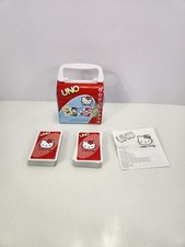 Hello Kitty UNO Deluxe Collector Tin Game, 2003 Sanrio, Complete w/ Instructions
