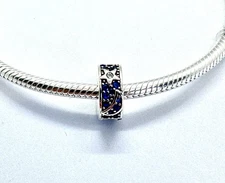 New Authentic Silver Celestial Sun, Star & Moon Clip Charm 925 Ale