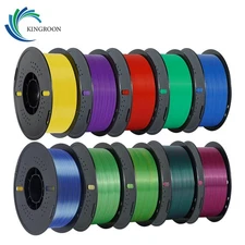 【Buy 10 Pay 6】Kingroon 1KG PLA PETG Silk Matte 1.75mm 3D Printer Filament Spools