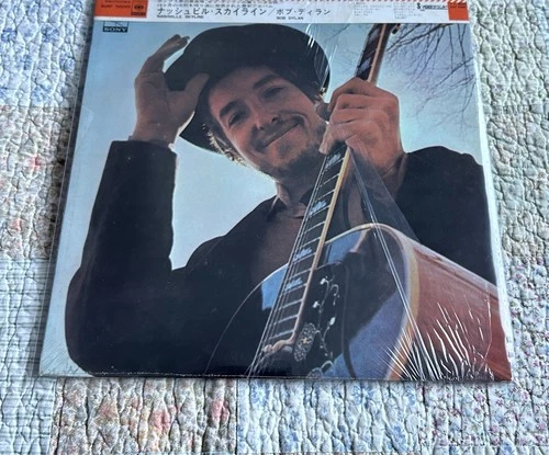 BOB DYLAN NASHVILLE SKYLINE CBSSONY SONP50095 JAPAN 1969 1ST PRESS LP INSERT EX-