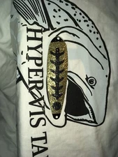 High Percentage Salmon Trolling Spoon With Hyper Vis Tape Not Paint 3 3/4”