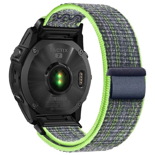 22/26MM Quick Fit Nylon Sport Band Strap For Garmin Fenix 7X/6X/5X/3 HR/TACTIX 7 - Picture 10 of 19