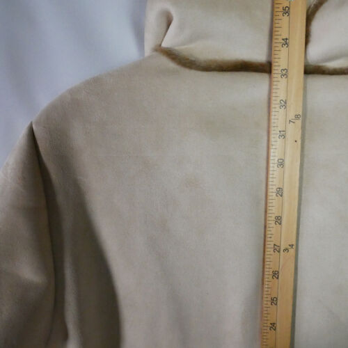 St. John’s Bay Womens Size S Tan Faux Fur Hooded Parka Coat Y2K NEW w Tags - Picture 14 of 14