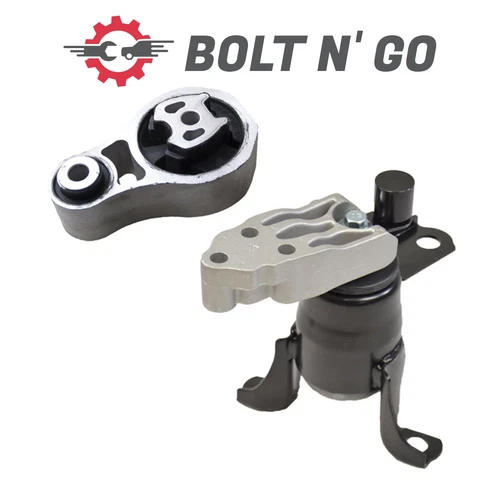 2PCS Front Motor & Rear Torque Strut Mount Fits Ford Fiesta 2011-2016  1.6L Auto