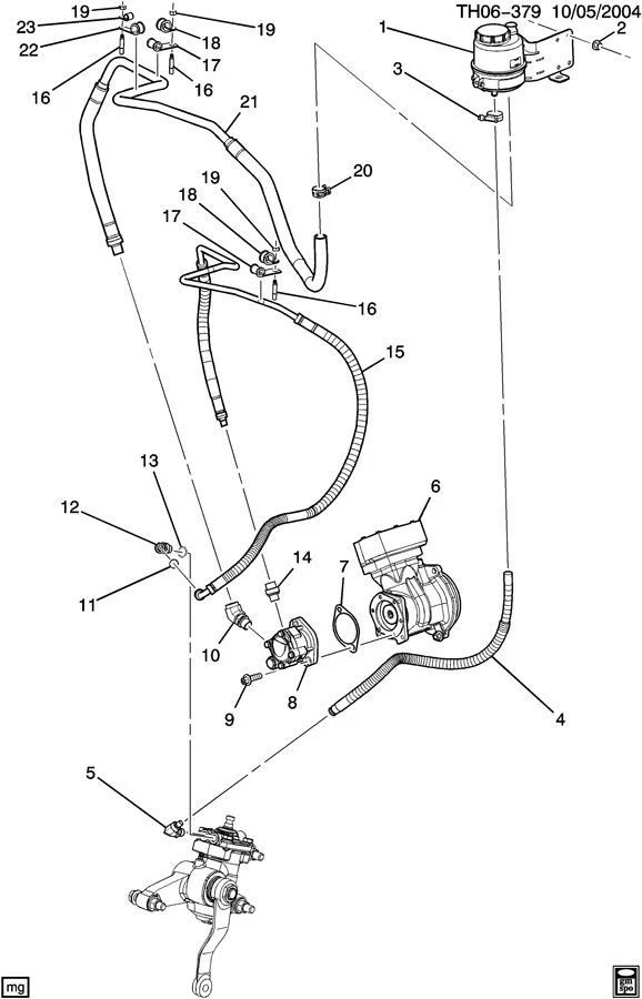 Manguera de aceite de bomba de dirección asistida Topkick/Kodiak 2003-2009 nuevo OEM 15257377 15117876 Foto 3 de 3