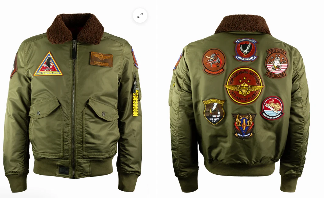 TOP GUN® MEN'S "ATLANTIC FLEET" NYLON JACKET - ORIGINAL image 1