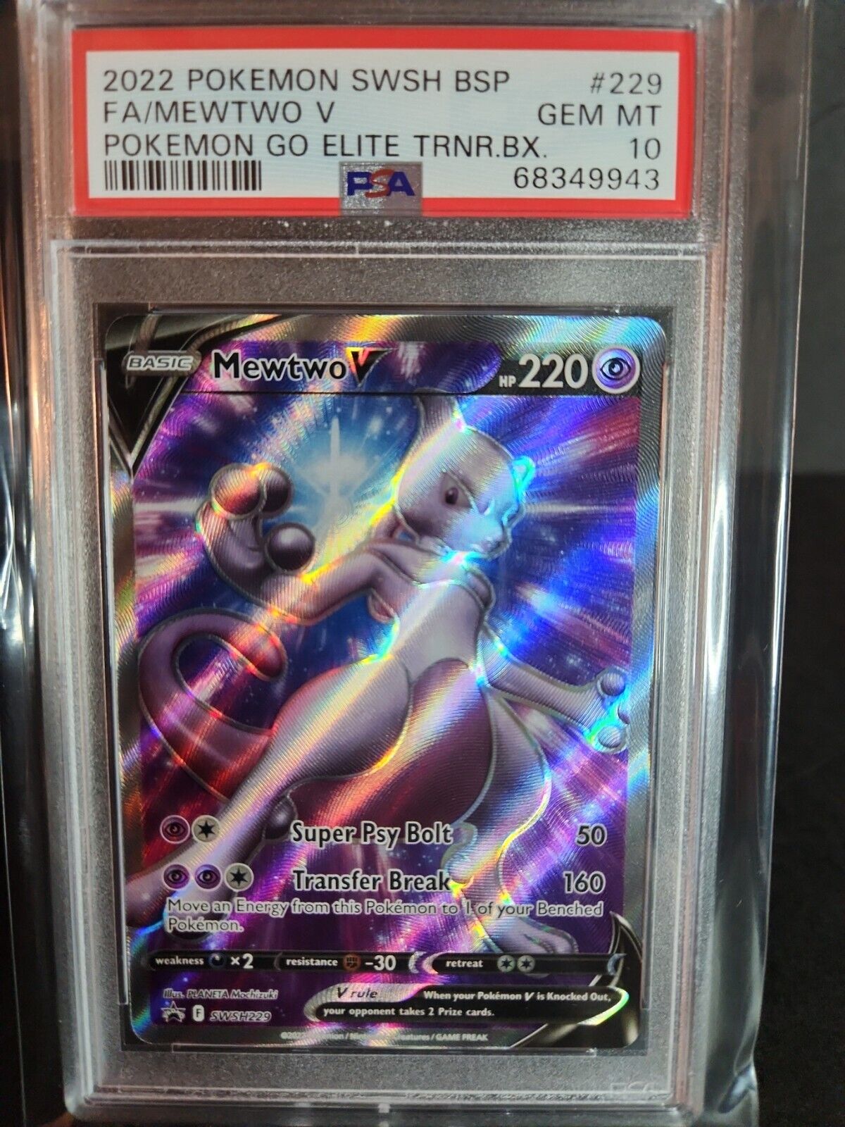 The Pokémon Company - Mewtwo V - Pokémon GO - 072/078 - PSA 10 - 2022 -  Catawiki