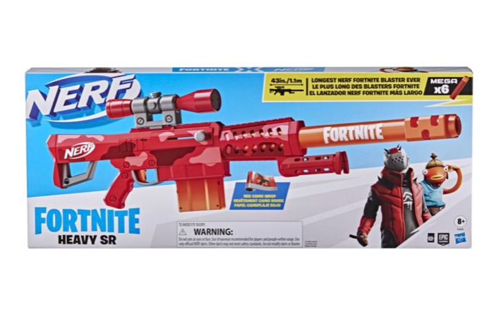 NEW Nerf Fortnite Heavy SR Blaster Sniper Rifle Nerf Guns Boys Toy