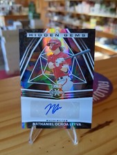 NATHANIEL OCHOA LEYVA 2022 ELITE EXTRA EDITION HIDDEN GEMS AUTO NATIONALS #HG-NO